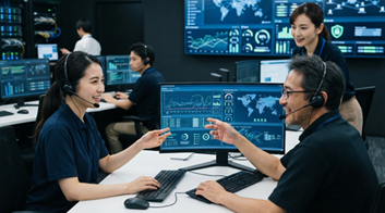 企業のIT課題を強力にサポートの様子2